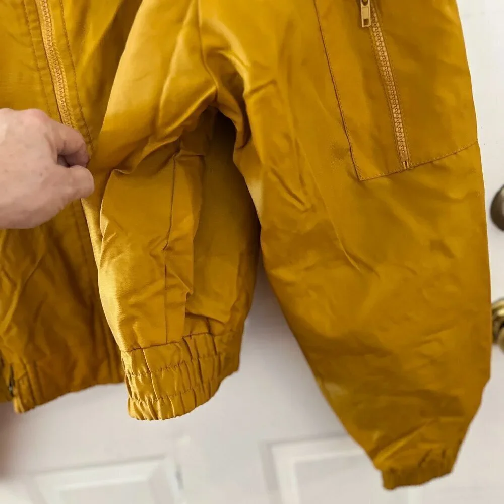 BD Biker Design Men's Yellow Waterproof Reflective Biker Jacket Sz XL